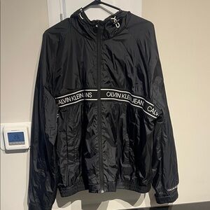 Calvin Klein Men's Black Windbreaker